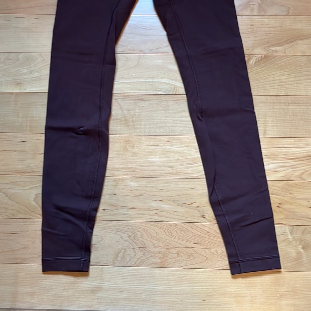 Lululemon Athletica Wunder Under High Rise Tight "28 Maroon - Picture 5 of 9